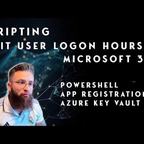 Scripting Limit User Logon Hours in Microsoft 365 #microsoft